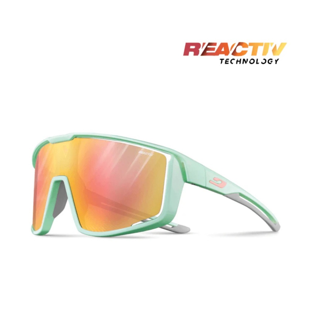 NWT Women's Julbo Fury Active Sunglasses: Mint Green w/ Reactiv Tech 0-3